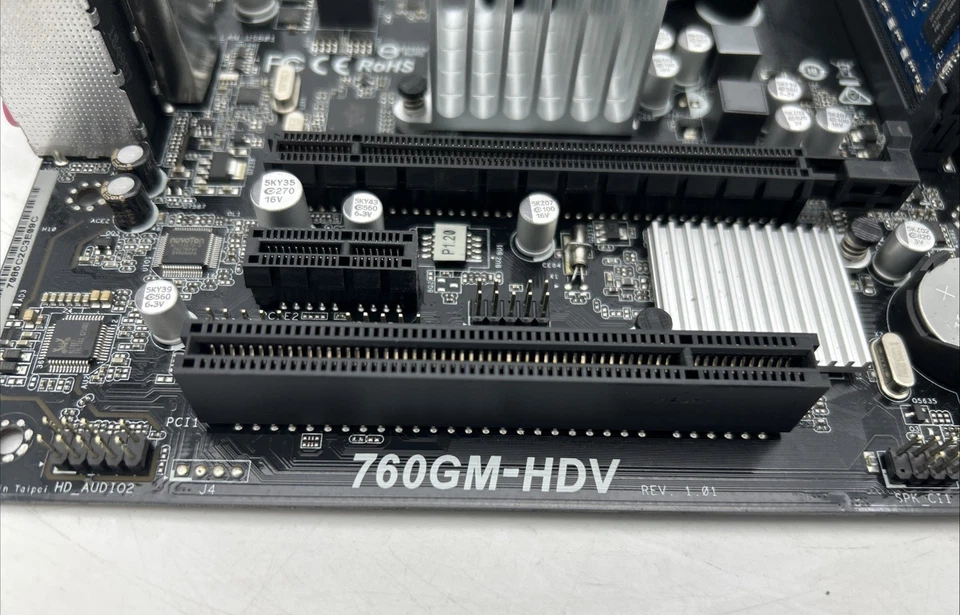 ASRock 760GM-HDV Motherboard w/ AMD FX FX-8350 4GHz CPU 8GB DDR3 RAM & IO - Image 3 of 4