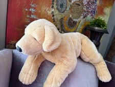 VTG Toys R Us Animal Alley Yellow Lab Labrador Jumbo Dog Plush Toy 24
