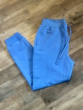 Mandala Women's High-Waist Ceil Blue Jogger Scrubs Pants Size Small  NWT  