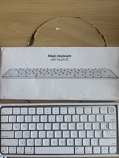 Apple Magic Keyboard (Lightning Port) with Touch ID A2449 MK293LL/A White/Silver