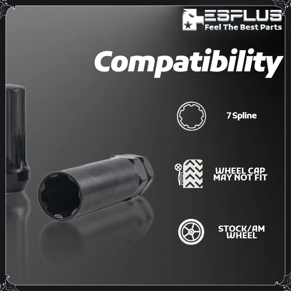 20x Conversión de pernos de rueda negros + combo de tuercas M14x1,25 a M14x1,5 para BMW Mini Foto 4 de 4