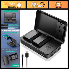 2 Pack NP-FZ100 Rechargeable Batteries  DB Dual Charger for Sony Cameras