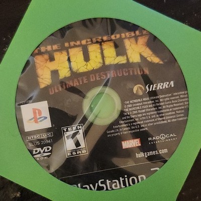 Sierra The Incredible Hulk: Ultimate Destruction T NTSC-U/C Action PS2 2005
