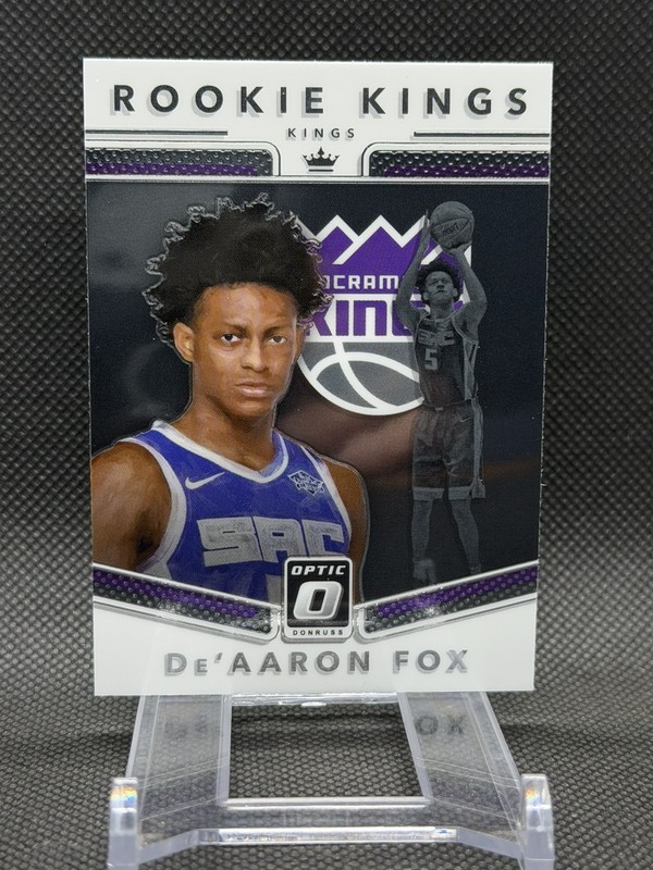2017-18 Donruss Optic De'Aaron Fox Rookie Kings #5 Sacramento Kings