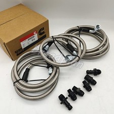 Heavy Duty Transmission Cooler Lines Hose Kit For 96-02 Dodge Ram Cummins 47re