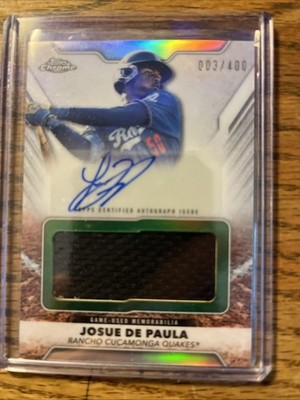 2025 Topps Pro Debut Pro Debut Jumbo Relic Auto Josue de Paula #PDJAR-JDP / 400