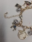 Christmas Nativity Scene Gold Tone Linked Enameled Charm Bracelet 7" Adjustable — photo 7