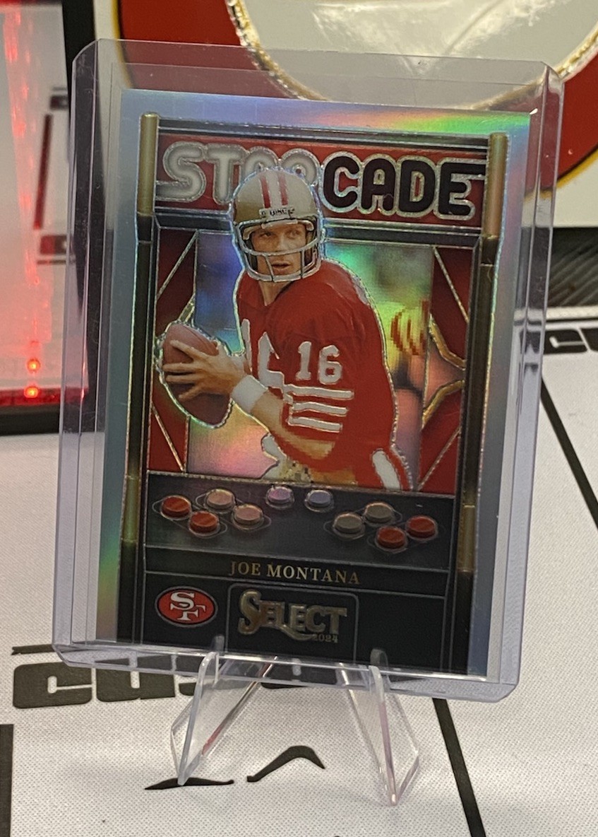 2024 Select Joe Montana Starcade #6 Case Hit! SF 49ers HOF GOAT! SSP