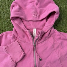 Lululemon Athletica Scuba Hoodie Women s XS/S Pink 1/2 Zip Oversized Yoga