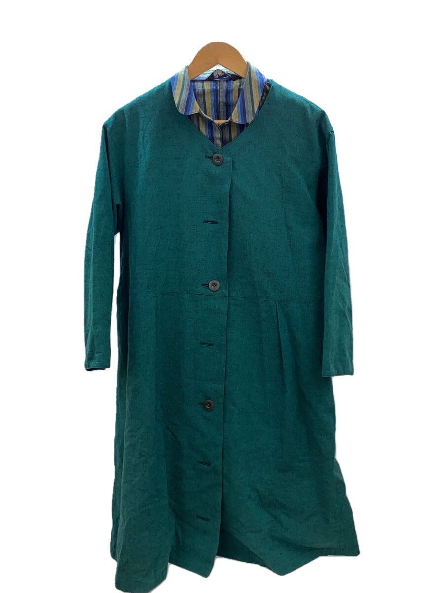 ALTRA Giemon altro cappotto cotone GRN tinta unita