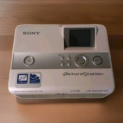 Sony Picture Station Digital Photo Printer DPP-FP55  W/ Cord & 8 GB SD Card