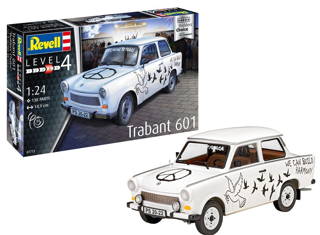 Trabant 601S Revell 1/24 cadeau idéal pour passionné de voiture vintage