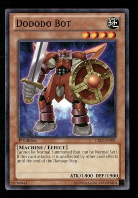 Dododo Bot Cosmo Blazer #CBLZ-EN001 Yugioh 1st Edition