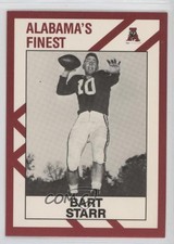 1990 Collegiate Collection Alabama Crimson Tide Bart Starr #AL2 HOF 0w8