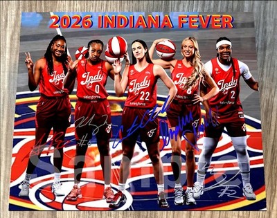 2026 Indiana Fever High Resolution Professional 8x10 Team Photo Reprint 
