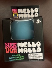 NEE DOH MELLO MALLO Sensory Stress Ball Squishy Color Changing Marshmallow Blue