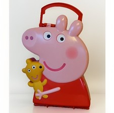 Peppa Pig Playset Lot Birthday Party Princess Pi ata Tree Figurine Carrying Case