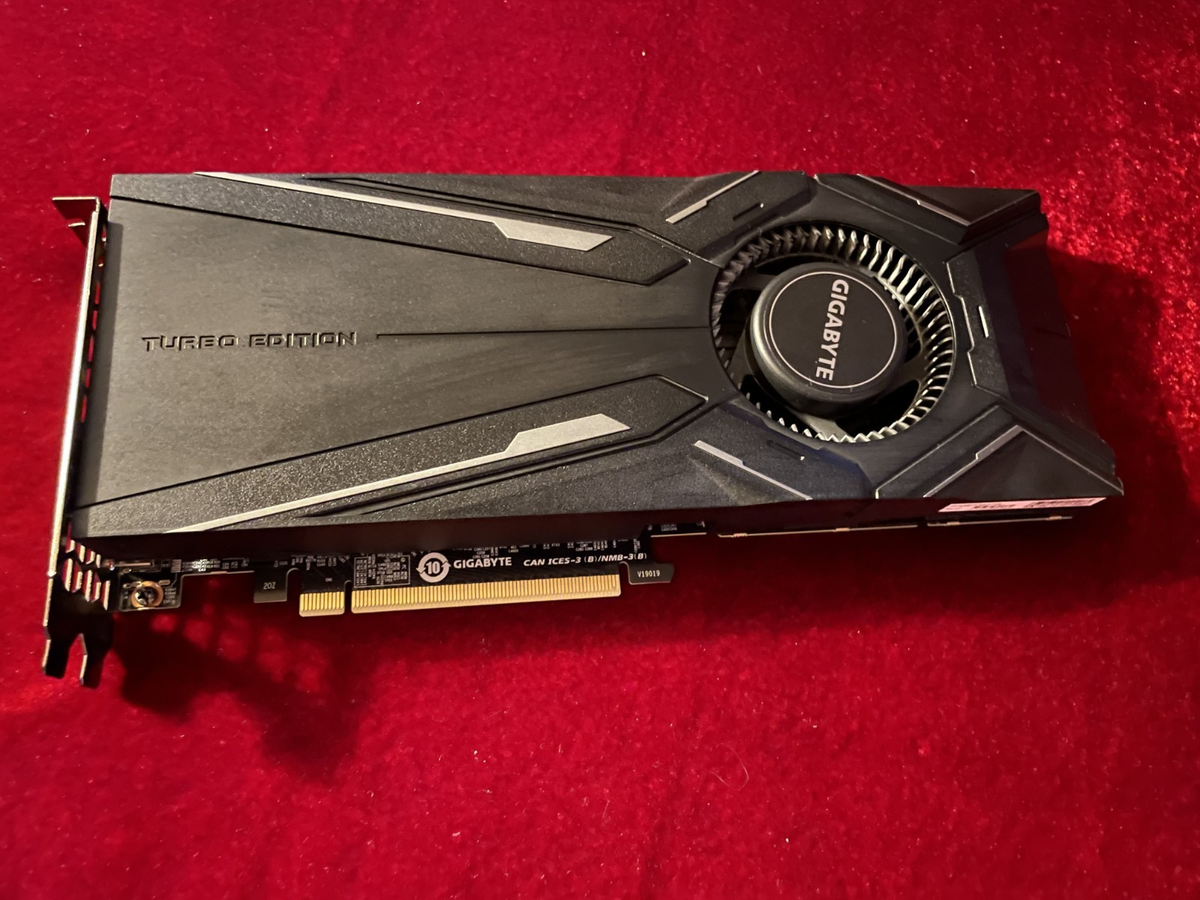 Gigabyte RTX 2080 Ti 11GB Turbo Edition GDDR6 1xUSB C 3xDisplay