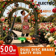 Comfy Adult E - Scooter: 70 - mile range, 28 mph, Dual Susp- Relax on Long Rides