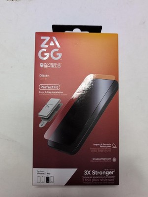 ZAGG Glass+ Screen Protector for iPhone 17 Pro - 3X Stronger, Impact & Shatter