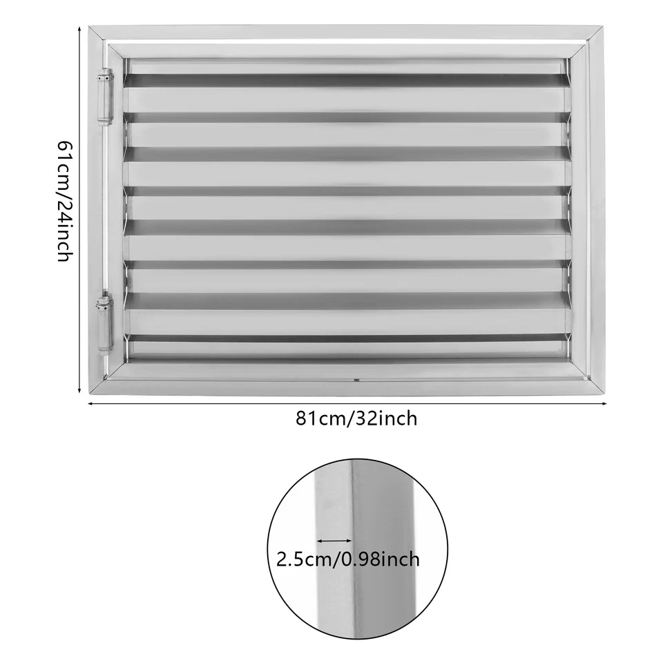 Cubierta de ventilación de arrastre de acero inoxidable para ático/sótanos Foto 4 de 4