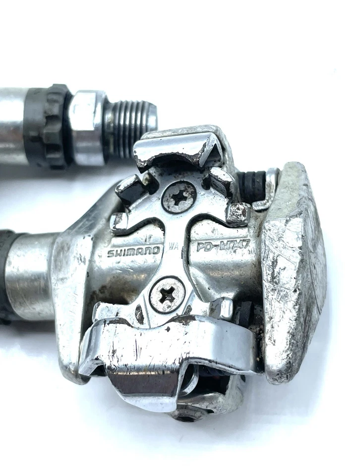 Shimano Deore XT PD-M747 без зажимов горный велосипед гравий педали SPD - Изображение 4 из 4