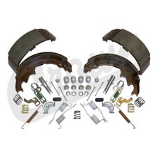 JCP Parking Brake Shoes With Fitting Kit For Jeep Wrangler JK 2007-2018 – Semi-Metallic, Low Dust