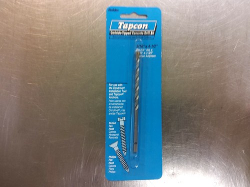 3 X Tapcon 11248 Carbide Tipped 