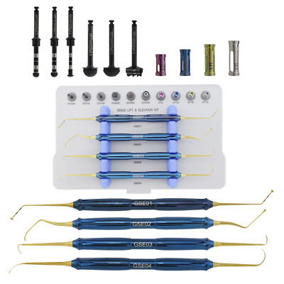 Implant Advanced Sinus Lift Kit DASK Drills Stoppers Elevation Hand Instruments
