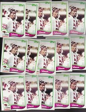 1982 Topps LOT OF (15) #470 E.J. JUNIOR (RC) NM/MT St. Louis CARDINALS / ALABAMA
