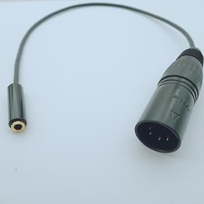 3.5mm 1/8" TRRS Female to XLR 4Pin Male Audio Balanced Adapter Cable 0.5 10FT