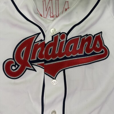 Cleveland Indians Majestic MLB Baseball Jersey Women's L | eBay
