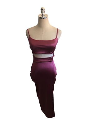 windsor purple satin dress Windsor Nora Formal Satin Dress