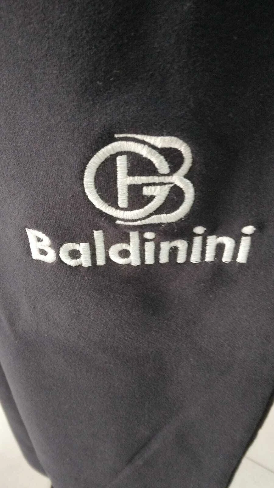 Baldinini Sweatpants For Men Blue With White Logo Size L BLD09ALZ - product detail image 5
