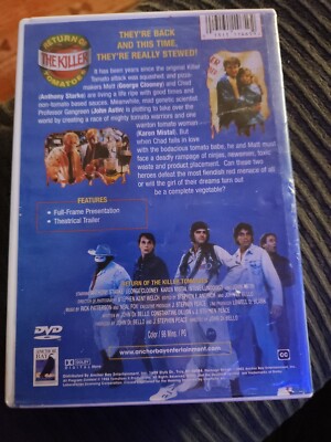 Return of the Killer Tomatoes DVD, John Astin - George Clooney