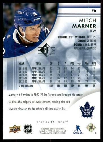 2023-24 SP HOCKEY BASE CARDS BLUE VARIANT - PICK FROM LIST - U PICK - Picture 192 of 200