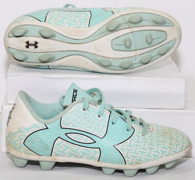 Under Armour CF Clutch Force FG Jr Soccer Cleats Blue White