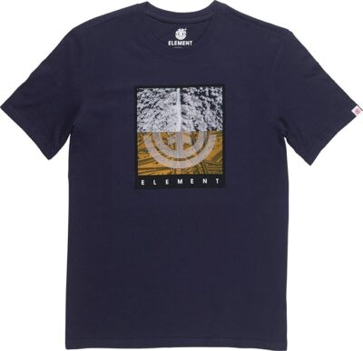 Element Reroute Herren T-Shirt eclipse navy blau