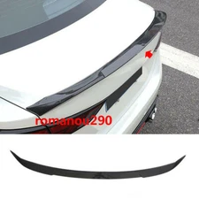 For Nissan Sentra 2020-22 Rear Tail Trunk Spoiler Wing Lip Carbon Fiber Style 1P