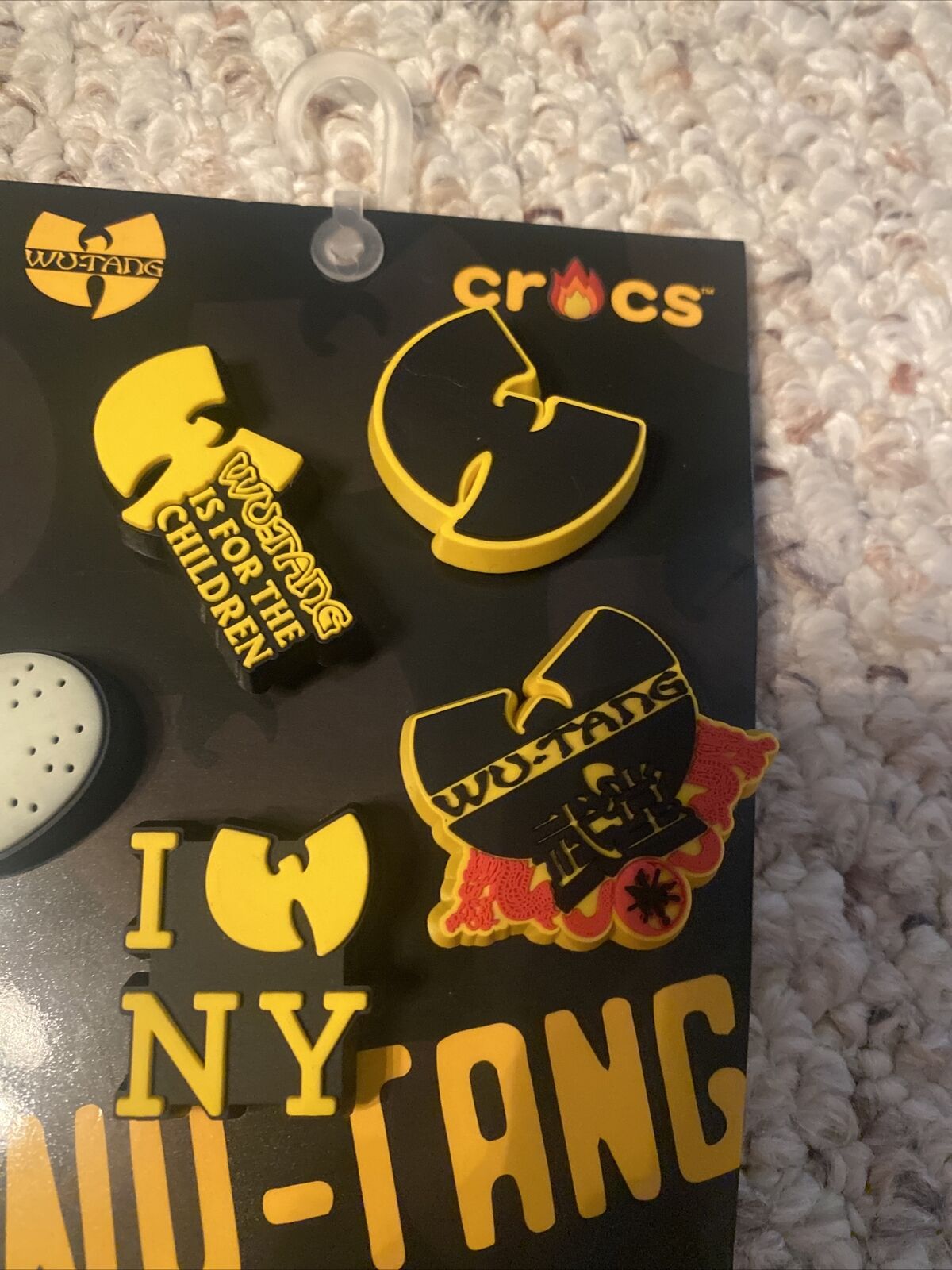 Crocs Wu-Tang Clan Jibbitz Charms 5 Pack BNWT Wu-tang SOLD OUT NY Ghostface  Nwt