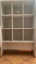 Meuble de rangement blanc avec 9 cases 
