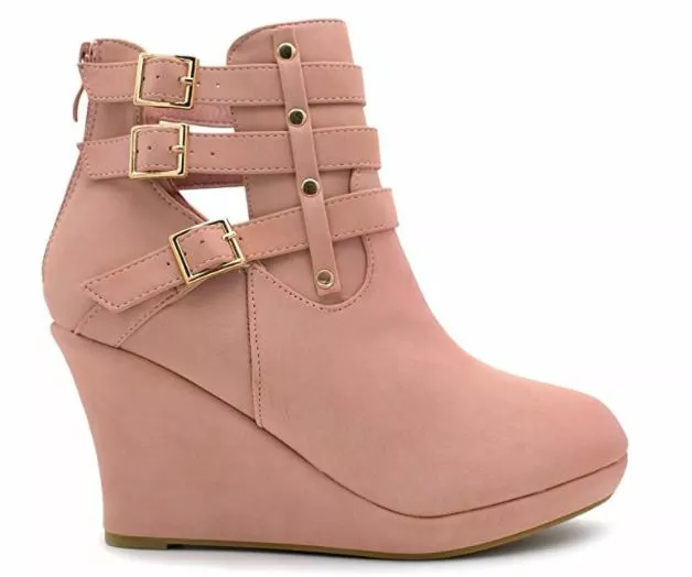 Top moda wedge boots hotsell