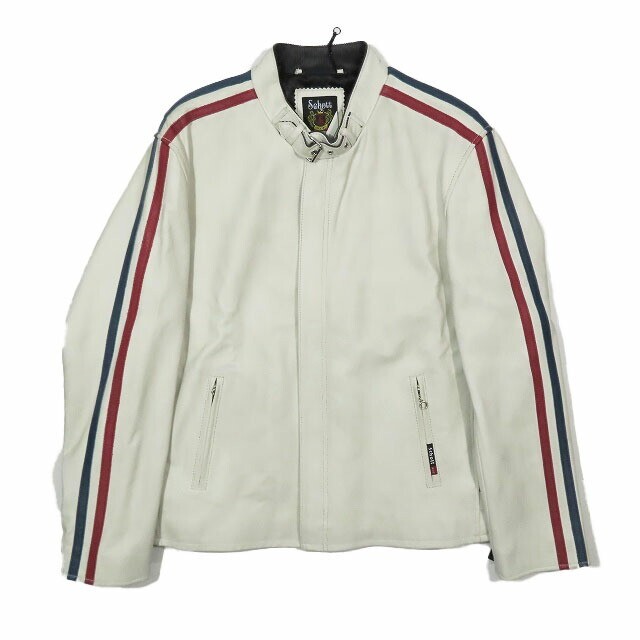 SCHOTT SHEEP CLASSIC RACER JACKET Single Rider Blouson Zip-up 