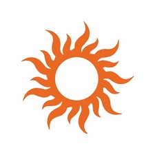Tribal Blazing Sun Vinyl Decal Sun Symbol Sticker Tribal Blazing Sun Vinyl Decal Sun Symbol Sticker