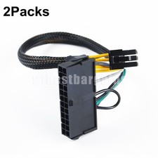 ATX Power Supply Cable 24pin to 6pin Fit DELL Optiplex 5880 7050 7060 7071 7080
