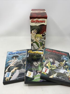 Get Backers Anime Vol. 1 2 & 3 DVD Lot Bonus Coll. 1 Box - Not