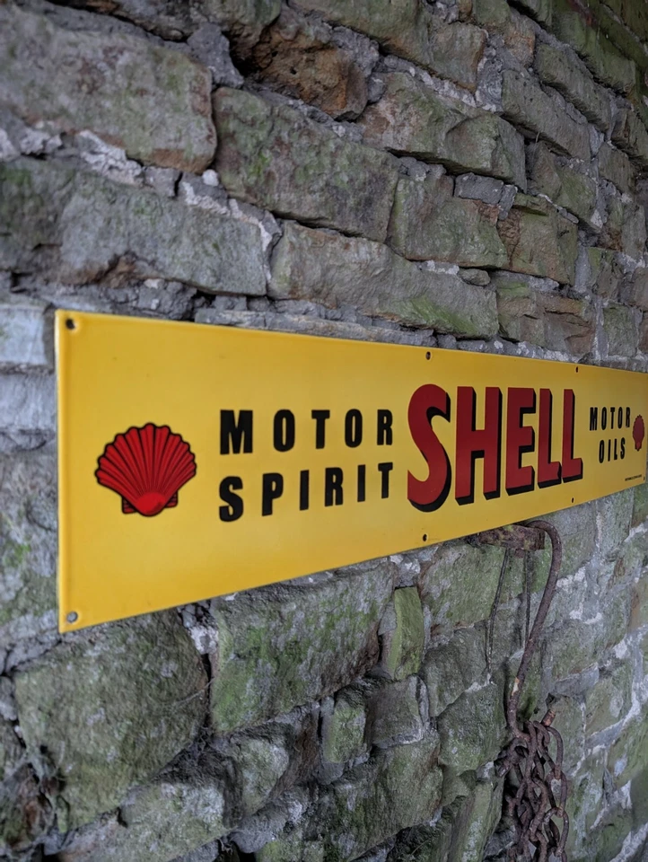 Shell Enamel Sign shell Spirit motor oil garage sign Porcelain Sign Shell Sign - Image 2 of 4