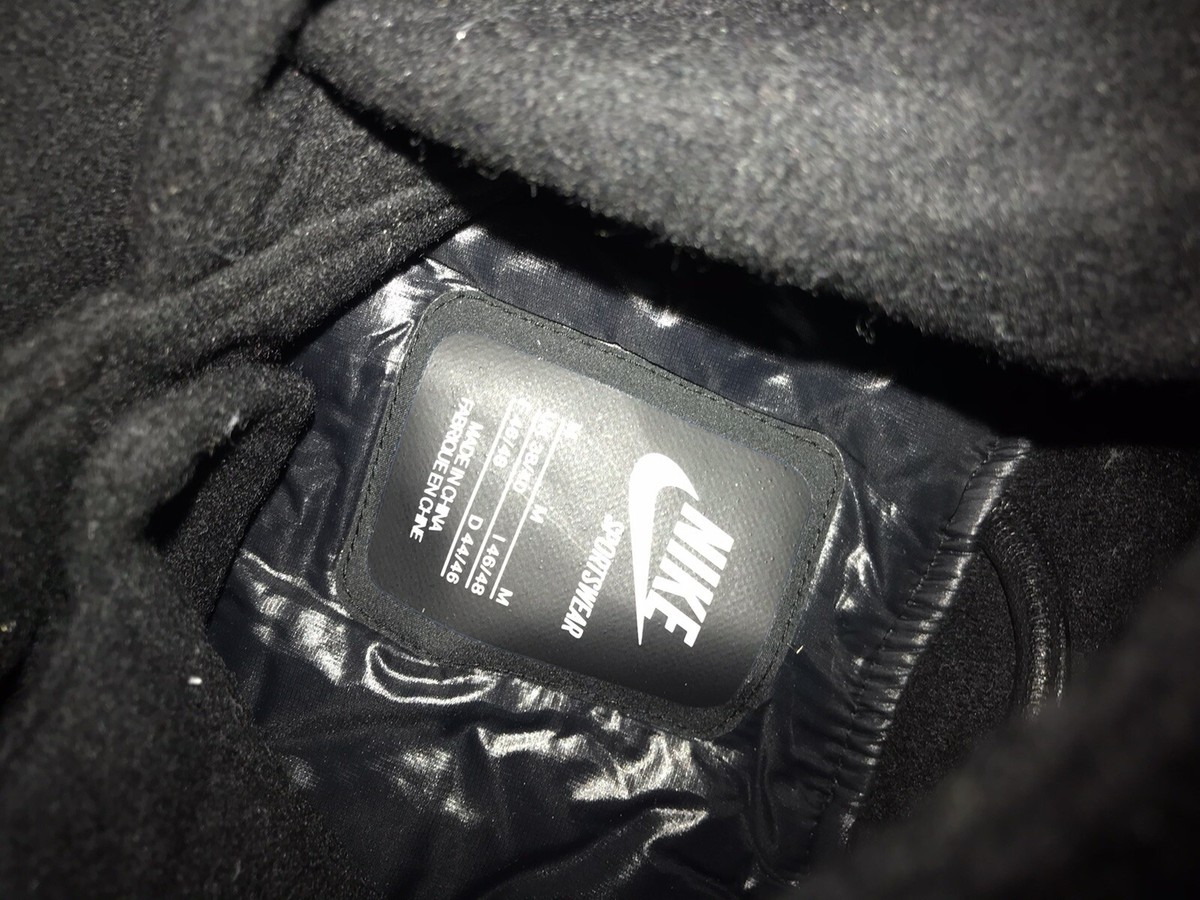 Nike Womens Blacked Out Wool Leather Destroyer Jacket M Nike Womens Blacked Out Wool Leather Destroyer Jacket M