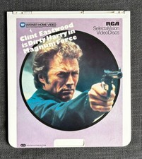 Clint Eastwood Magnum Force Dirty Harry CED Videodisc Hal Holbrook SelectaVision