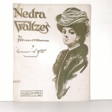 Antico spartito valzer Nedra 1906 di Florence McPherran
